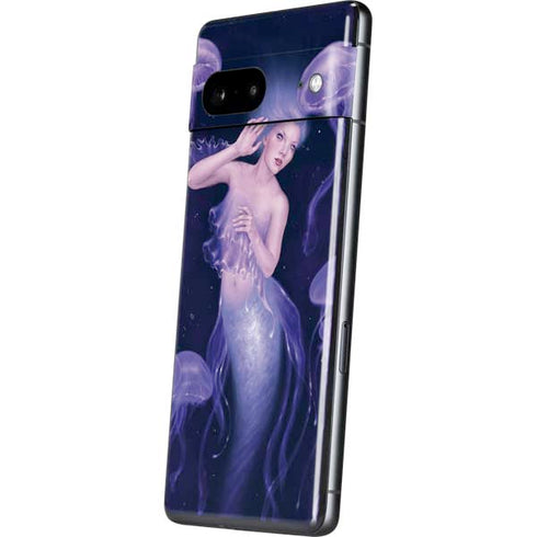 Mermaid and Jellyfish by Rachel Anderson Pixel Skins